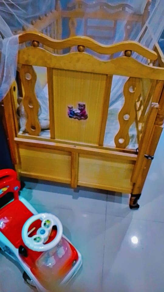 Kids Cot | Baby Cot | Wooden Coat | Bay Cot for sale 6