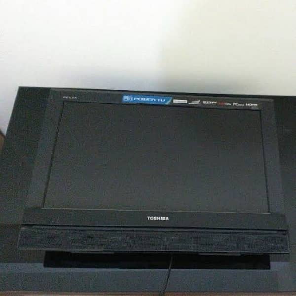 Toshiba Regza with builtin sound bar made in Indonesia 0