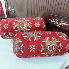 2 Pcs Velvet Jacquard Embossed Pillow Cover