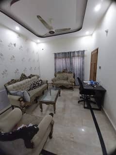 2-Bedroom 8 Marla Lower Portion T. V. L/D Kitchen for Rent in R3 Block, Johar Town, Lahore