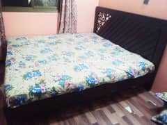 Double bed for sale with mattress