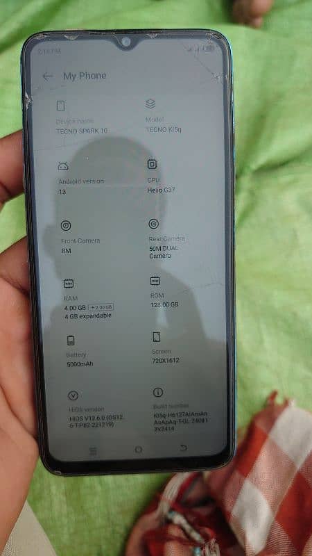 Tecno spark 10.4/128 3