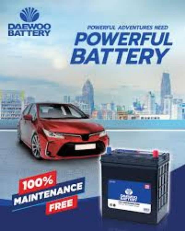 Daewoo Maintenance free Batteries 1