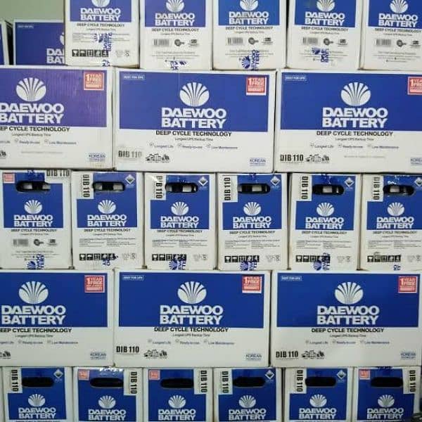 Daewoo Maintenance free Batteries 2