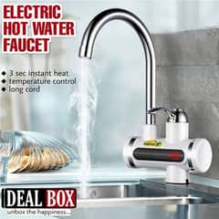 Instant Hot Water Tap Electric Geyser for Bathroom or Kitchen