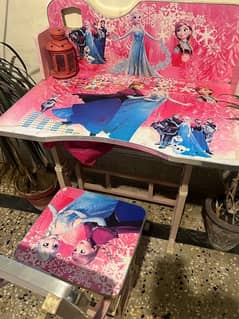 baby girl chair and table