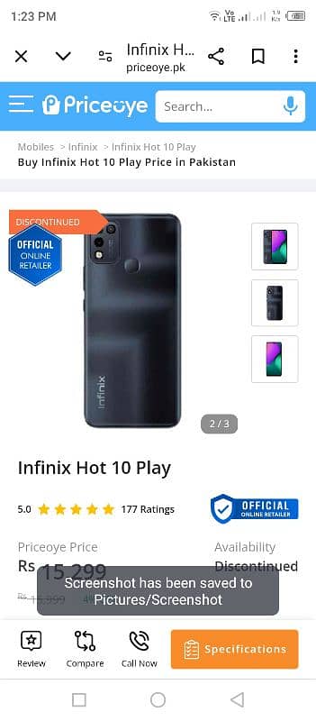 Infinix hot 10 play 1