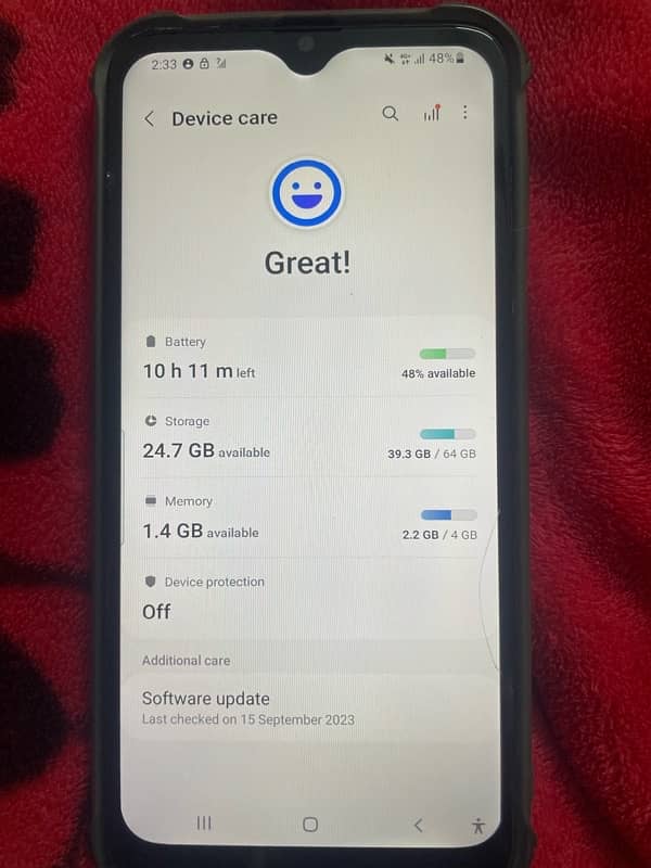 SAMSUNG A30s PTA APPROVED 64 GB 2