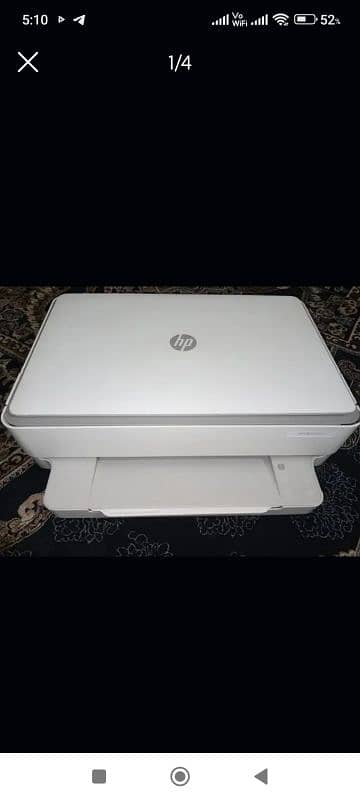 hp colour black wireless photocopy printer all ok no any fault 0