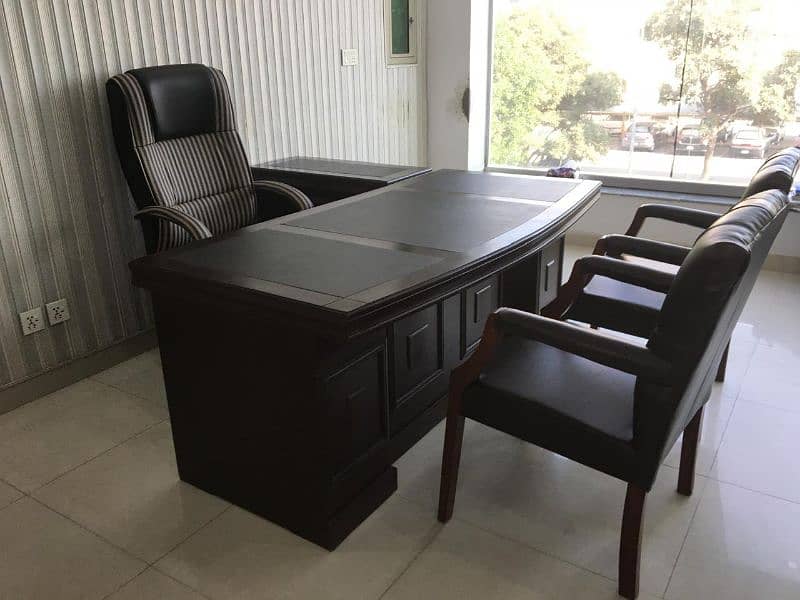 Office table and chairs set 0