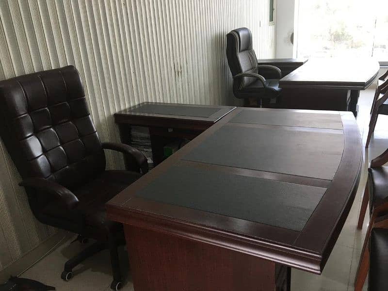 Office table and chairs set 1