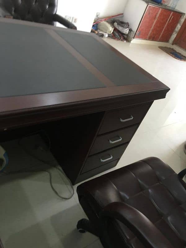 Office table and chairs set 4