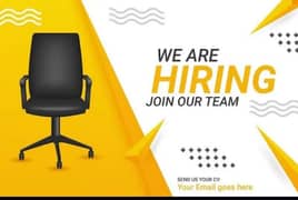 fresh staff required for office working