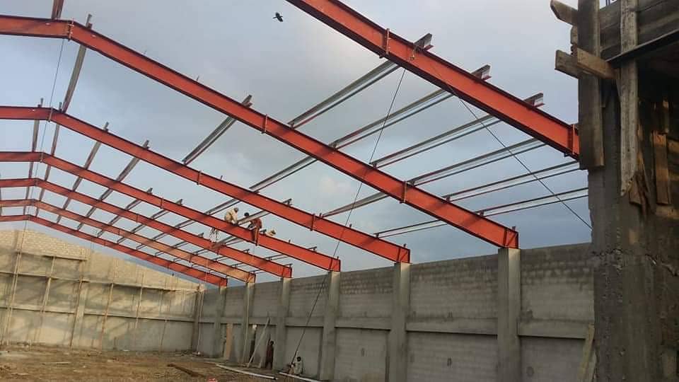 Aircraft Hangars shed Structures Marquee Shades steel structure 6