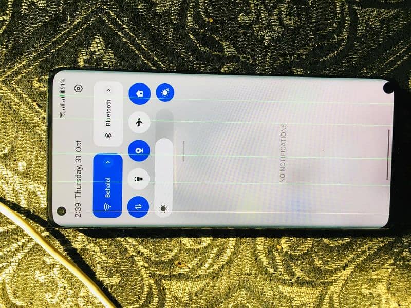 OnePlus 8 pro dual sim pta approved line and dot panal back crack 1