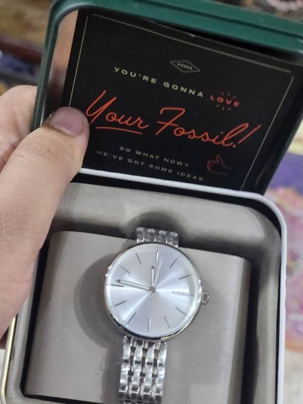 FOSSIL WATCH SILVER EDITION 0