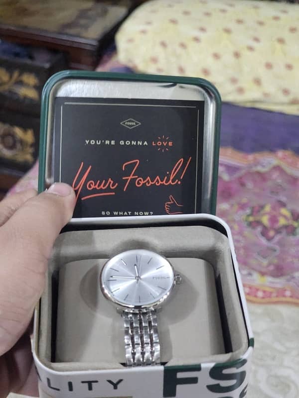 FOSSIL WATCH SILVER EDITION 2