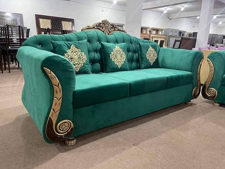 6 Seater Sofa set / Poshish sofa set / Sofa set /Living room sofa set 2