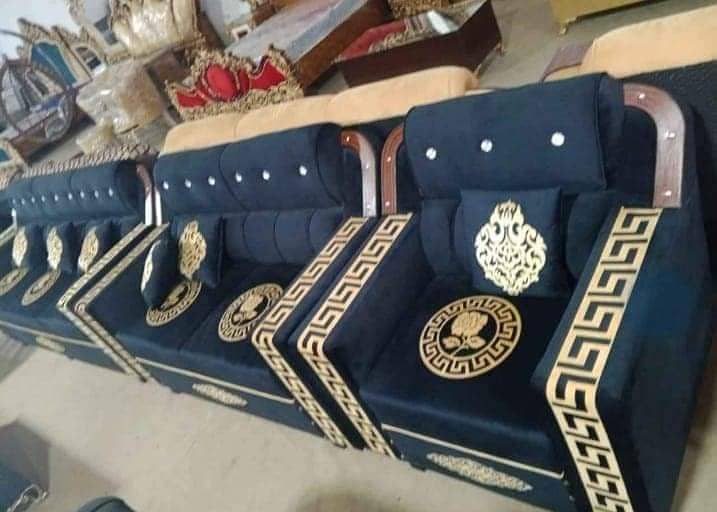 6 Seater Sofa set / Poshish sofa set / Sofa set /Living room sofa set 3