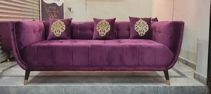 6 Seater Sofa set / Poshish sofa set / Sofa set /Living room sofa set 5