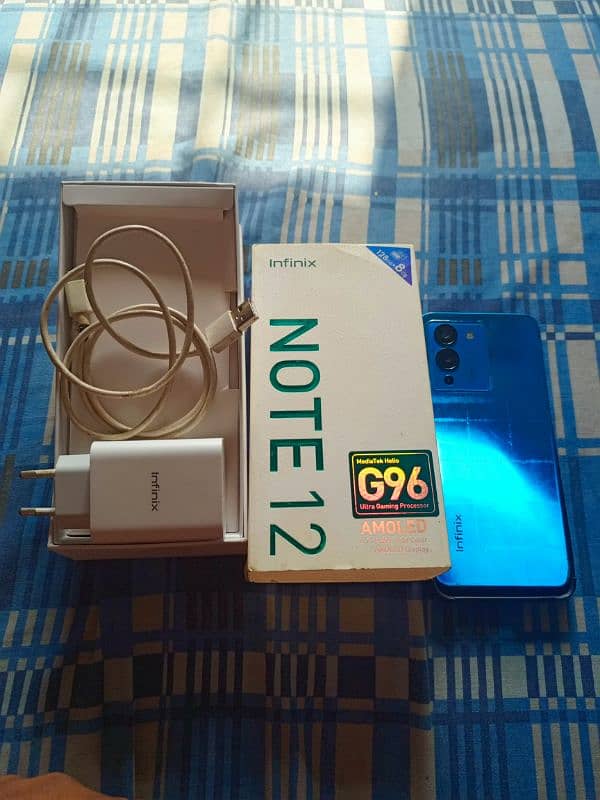 Infinix Note 12 G96 With Original Charger & Box 0