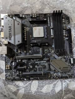 MSI Mortar B450 motherboard Ryzen 5 3600