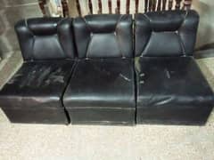 leather 3 seater