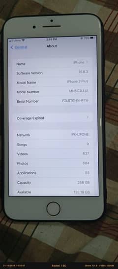 iphone 7 plus 256gb