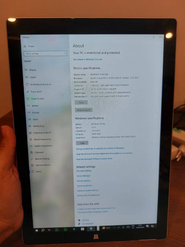 surface tablet with original charger [price negotiable] 2