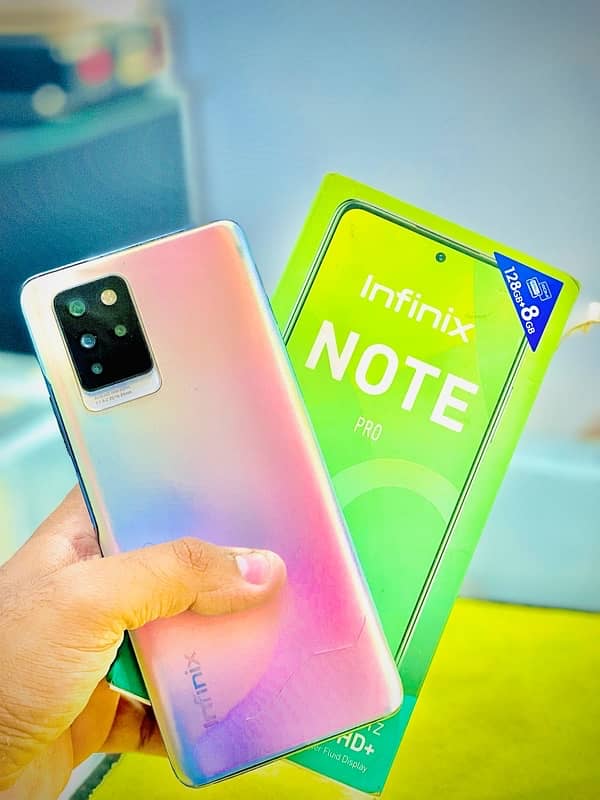 Infinix note 10 pro with box 1