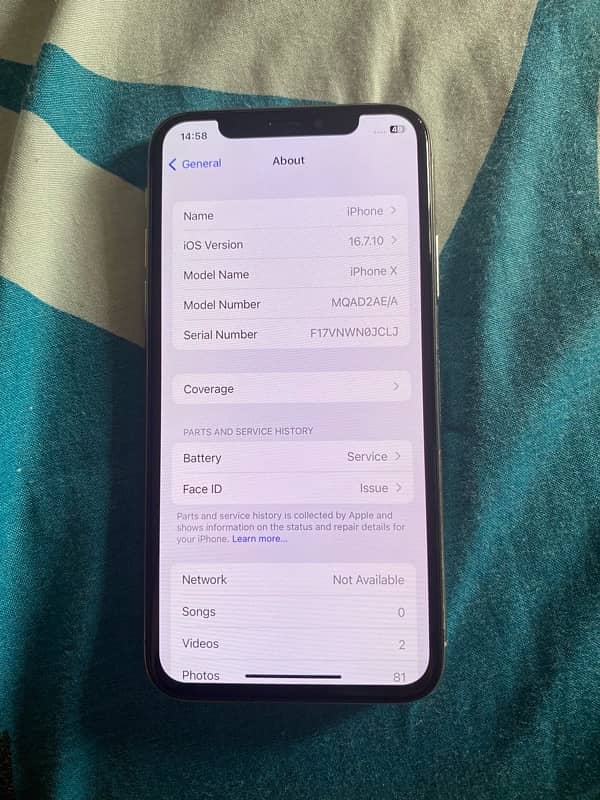 iPhone X 64 Gb 0