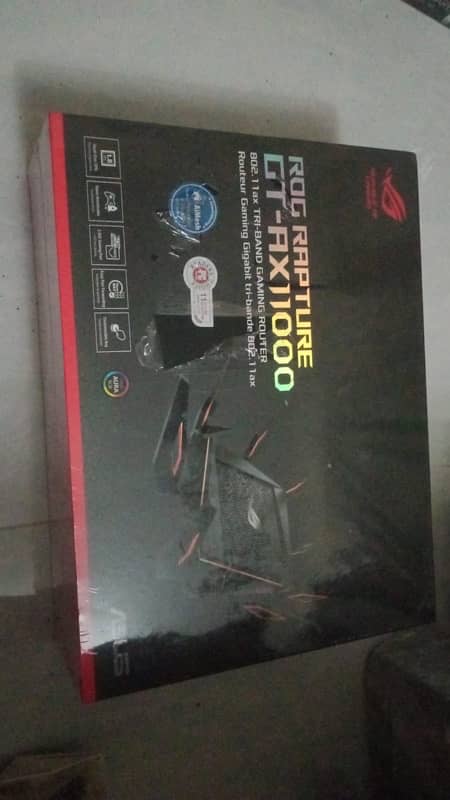 ASUS ROG Rapture WiFi 6 Wireless Gaming Router (GT-AX11000) - Tri-Band 4