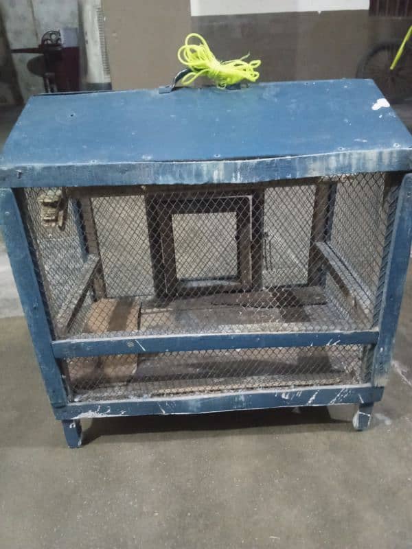 Parrot Cages for sale iron and wooden urgent sale 12