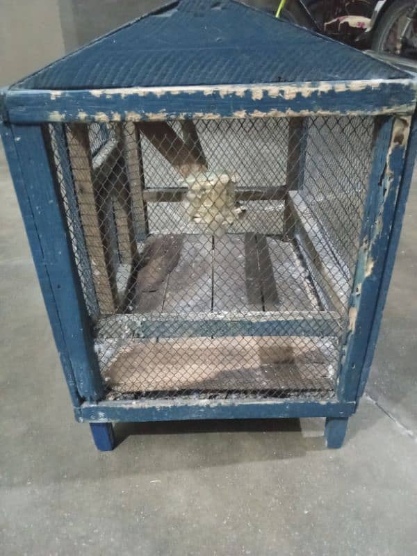 Parrot Cages for sale iron and wooden urgent sale 13