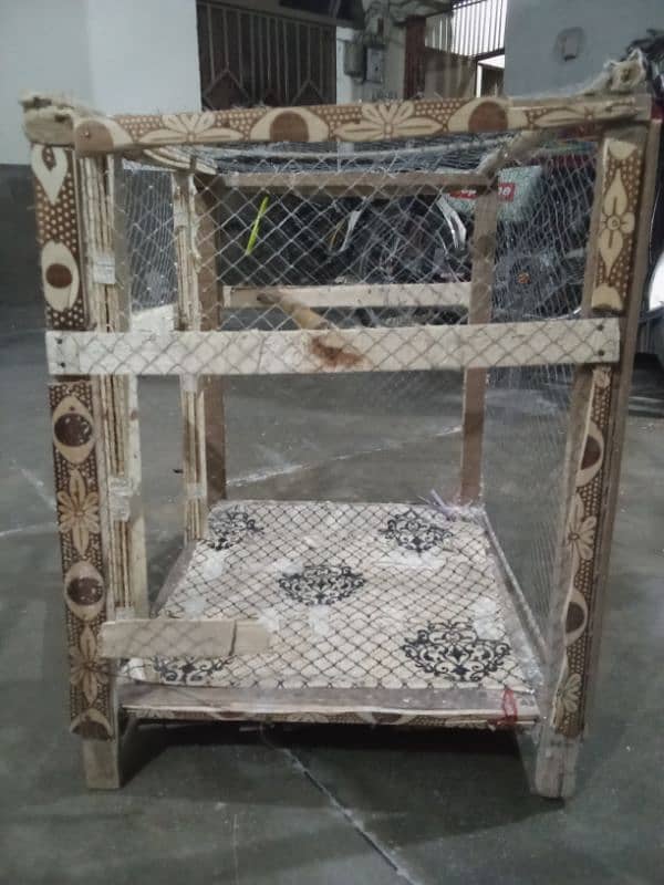 Parrot Cages for sale iron and wooden urgent sale 18