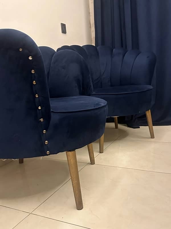 royal blye color chairs new made 2