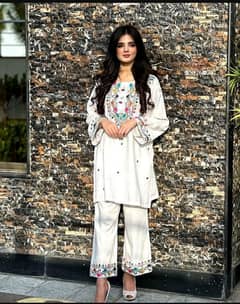 Women's 2 Pcs stitched suit