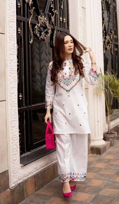 Women's 2 Pcs stitched suit 2