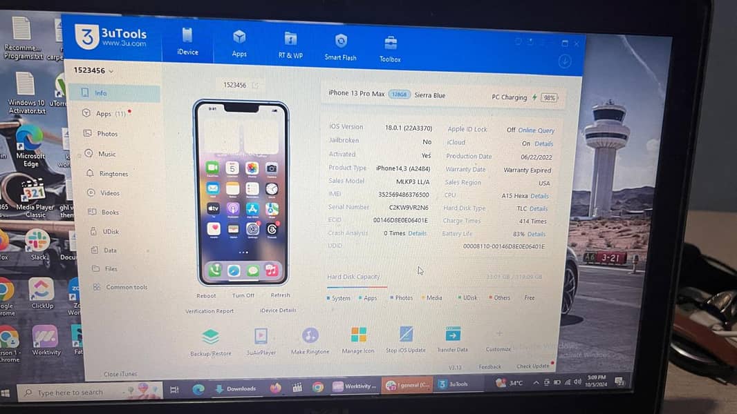 Iphone 13 pro max 128GB JV 2