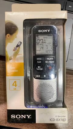 Sony BX140 Mono Digital Voice Recorder BX Series