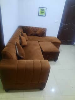 6 Seater L Shaped New like Used 10/10 condition in Bahria Phase 7 Rwlp