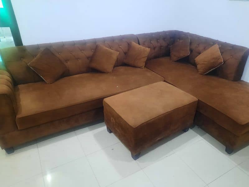 6 Seater L Shaped New like Used 10/10 condition in Bahria Phase 7 Rwlp 2