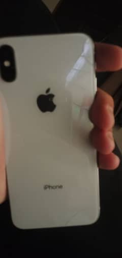 Iphone x (64GB) - non-PTA white colour ,Face ID not working, RS 30000 0