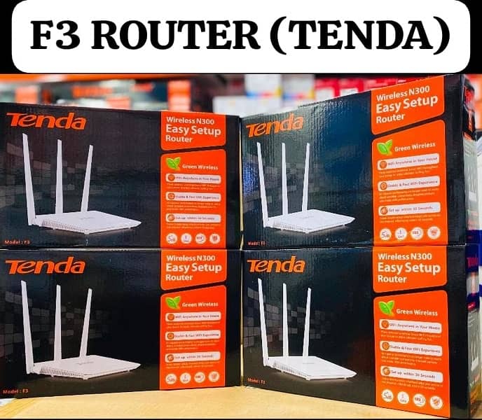 TENDA ROUTER, DOUBLE ANTENNA AND TRIPLE ANTENNA 1