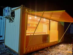 cafe container prefab portable container office container porta cabin guard room