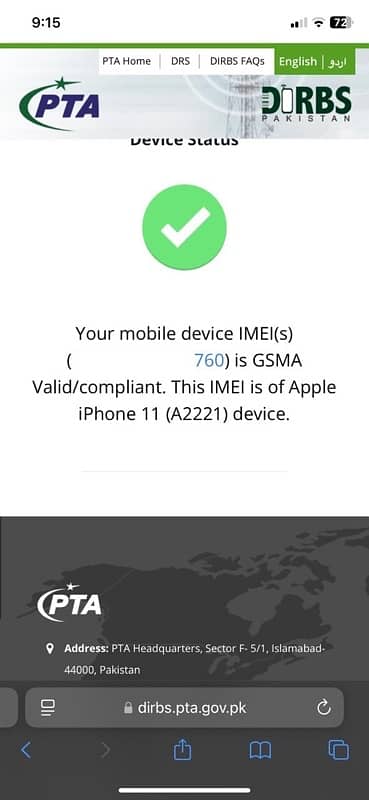 Iphone 11 Officially PTA Approved BH 95 13