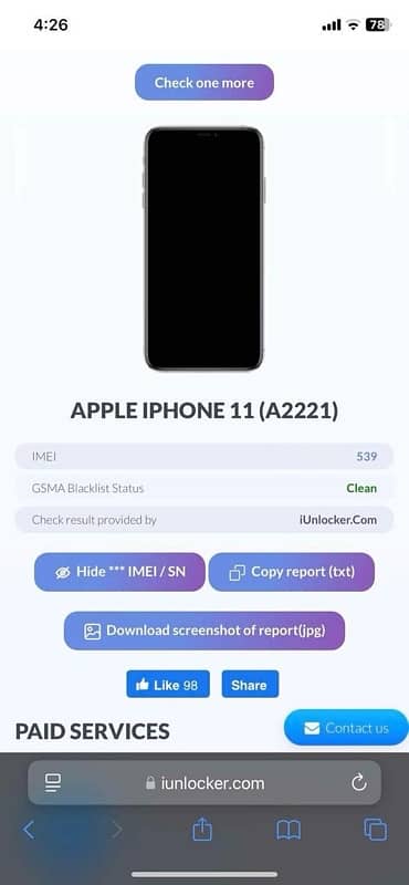 Iphone 11 Officially PTA Approved BH 95 14