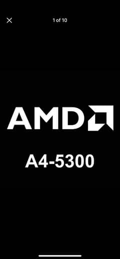 Computer AMDA4-5300 CPU LCD Complete