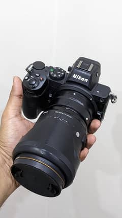 Nikon z5, Sigma 35mm 1.4 with ftz 2 adapter