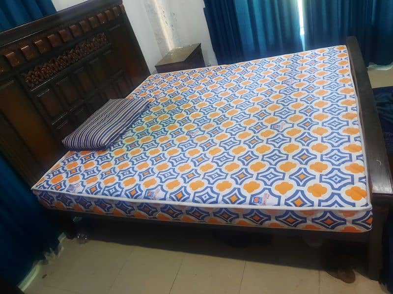 Bed with Master Foam in Bahria phase 7 New like Used 1